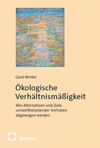 Abbildung von: Ökologische Verhältnismäßigkeit - Nomos