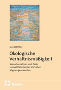 Cover: &Ouml;kologische Verh&auml;ltnism&auml;&szlig;igkeit - Nomos