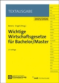 Abbildung von: Wichtige Wirtschaftsgesetze für Bachelor/Master - NWB