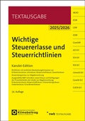 Bild: Wichtige Steuererlasse und Steuerrichtlinien 2025/2026 - NWB