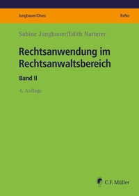 Abbildung von: Rechtsanwendung im Rechtsanwaltsbereich - C.F. Müller