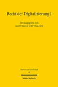 Abbildung von: Recht der Digitalisierung I - Mohr Siebeck
