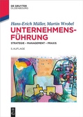 Cover: Unternehmensf&uuml;hrung - De Gruyter Oldenbourg