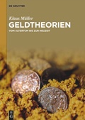 Cover: Geldtheorien - De Gruyter