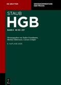 Abbildung von: Handelsgesetzbuch: HGB - Band 4 - De Gruyter