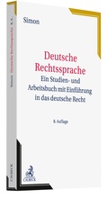 Cover: Deutsche Rechtssprache - C.H.BECK