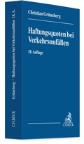Cover: Haftungsquoten bei Verkehrsunf&auml;llen - C.H.BECK