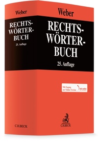 Abbildung von: Rechtswörterbuch - C.H.BECK