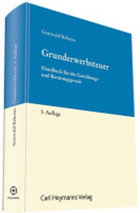 Enlarge image Cover: Grunderwerbsteuer - Carl Heymanns Verlag