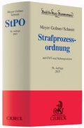 Cover: Strafprozessordnung: StPO - C.H.BECK