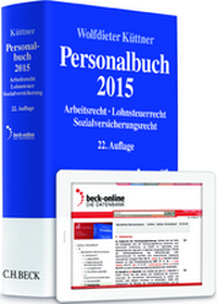 Abbildung von: Personalbuch 2015 - C.H.BECK