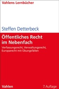Cover: &Ouml;ffentliches Recht im Nebenfach - Vahlen