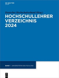 Abbildung von: Universitäten Deutschland  - De Gruyter Saur