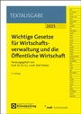 Cover: Wichtige Gesetze für Wirtschaftsverwaltung und die Öffentliche Wirtschaft - NWB