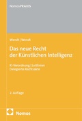 Cover: Das neue Recht der K&uuml;nstlichen Intelligenz - Nomos