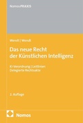 Abbildung von: Das neue Recht der Künstlichen Intelligenz - Nomos