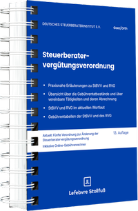 Abbildung von: Steuerberatervergütungsverordnung - Stollfuß