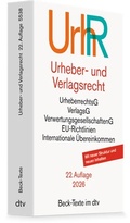 Cover: Urheber- und Verlagsrecht: UrhR - dtv