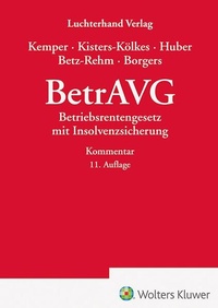 Bild vergrößern Bild: BetrAVG - Luchterhand