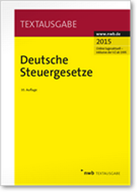 Abbildung von: Deutsche Steuergesetze - NWB
