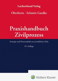 Abbildung von: Praxishandbuch Zivilprozess - Luchterhand