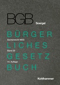 Cover: B&uuml;rgerliches Gesetzbuch mit Einf&uuml;hrungsgesetz und Nebengesetzen (BGB) - Band  25 - Kohlhammer
