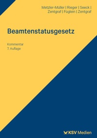 Enlarge image Cover: Beamtenstatusgesetz - KSV Medien