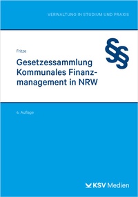 Abbildung von: Gesetzessammlung Kommunales Finanzmanagement in NRW - Kommunal- und Schul-Verlag