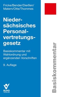 Abbildung von: Niedersächsisches Personalvertretungsgesetz - Bund-Verlag