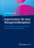 Cover: Improvisation: die neue Managementkompetenz - Springer Gabler