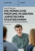 Abbildung von: Die mündliche Prüfung im ersten juristischen Staatsexamen - De Gruyter