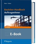 Abbildung von: Bauleiter-Handbuch Auftragnehmer (E-Book) - Reguvis Fachmedien