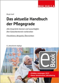 Abbildung von: Das aktuelle Handbuch der Pflegegrade - Walhalla