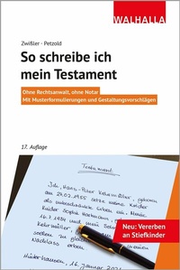 Abbildung von: So schreibe ich mein Testament - Walhalla