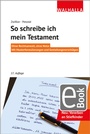 Cover: So schreibe ich mein Testament - Walhalla