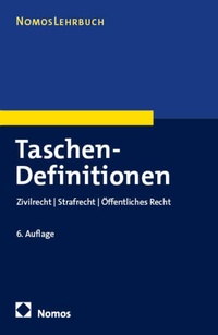Abbildung von: Taschen-Definitionen - Nomos