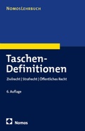 Cover: Taschen-Definitionen - Nomos