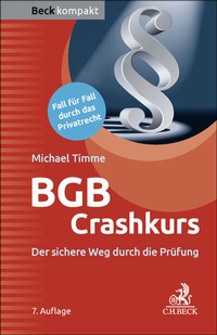 Abbildung von: BGB Crashkurs - C.H.BECK
