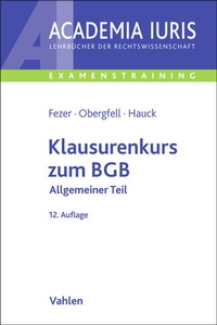 Abbildung von: Klausurenkurs zum BGB - Vahlen