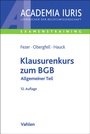 Cover: Klausurenkurs zum BGB - Vahlen