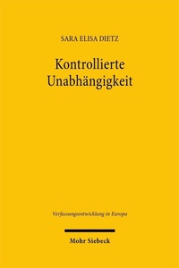 Abbildung von: Kontrollierte Unabhängigkeit - Mohr Siebeck