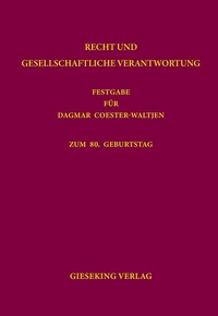 Enlarge image Cover: Recht und gesellschaftliche Verantwortung - Gieseking