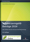 Cover: SchmerzensgeldBetr&auml;ge 2026 - Deutscher Anwaltverlag