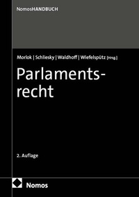 Abbildung von: Parlamentsrecht - Nomos