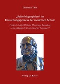 Cover: "Selbstbiographien" im Entstehungsprozess der modernen Schule - Kovac, Dr. Verlag