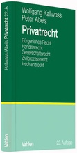 Cover: Privatrecht - Vahlen