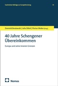 Cover: 40 Jahre Schengener &Uuml;bereinkommen - Nomos