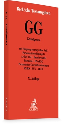 Abbildung von: Grundgesetz für die Bundesrepublik Deutschland: GG - C.H.BECK