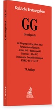 Cover: Grundgesetz f&uuml;r die Bundesrepublik Deutschland: GG - C.H.BECK