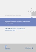 Abbildung von: Rechtliche Vorgaben für die CO2-Speicherung im Untergrund - Schulthess Juristische Medien
